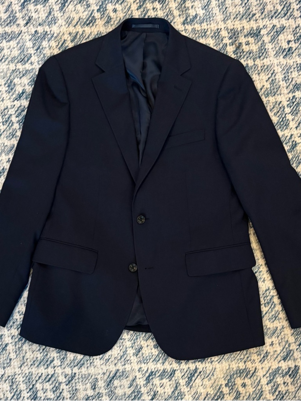 Charles Tyrwhitt Men's Proper Blazer Navy Slim 40R